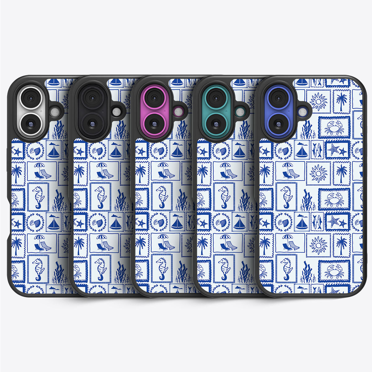 Seaside Sketches - iPhone 16 Plus Case #case type_core (magsafe), #case type_core (non magsafe)