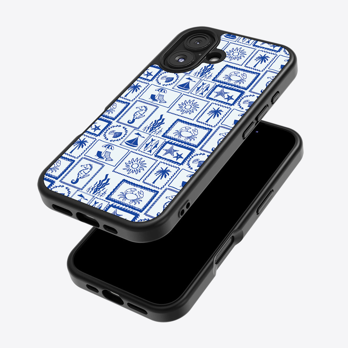 Seaside Sketches - iPhone 16 Plus Case #case type_core (magsafe), #case type_core (non magsafe)