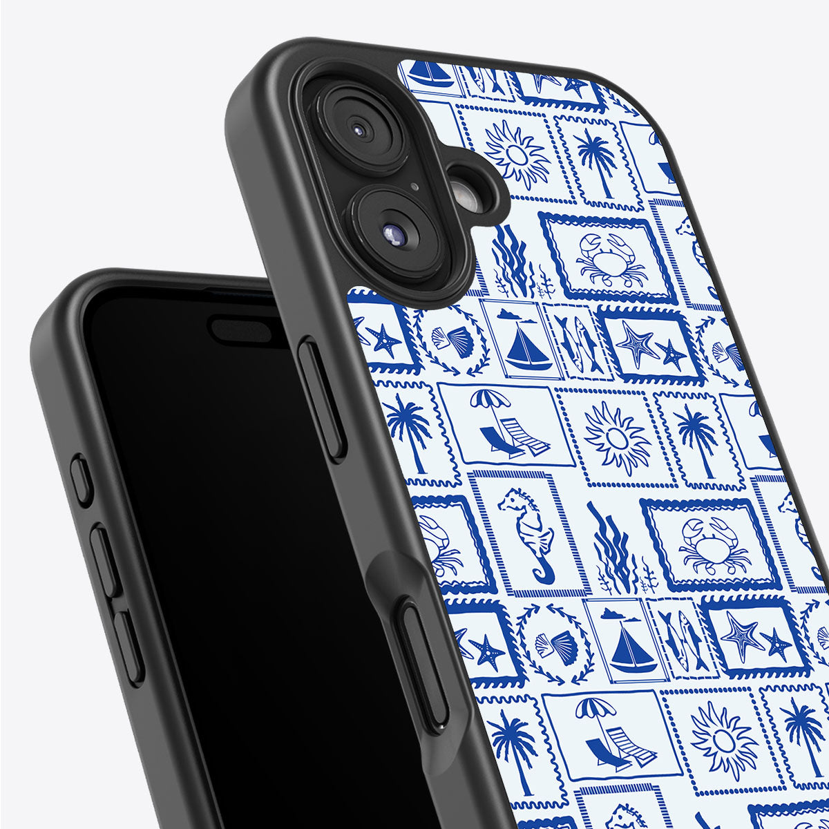 Seaside Sketches - iPhone 16 Plus Case #case type_core (non magsafe)