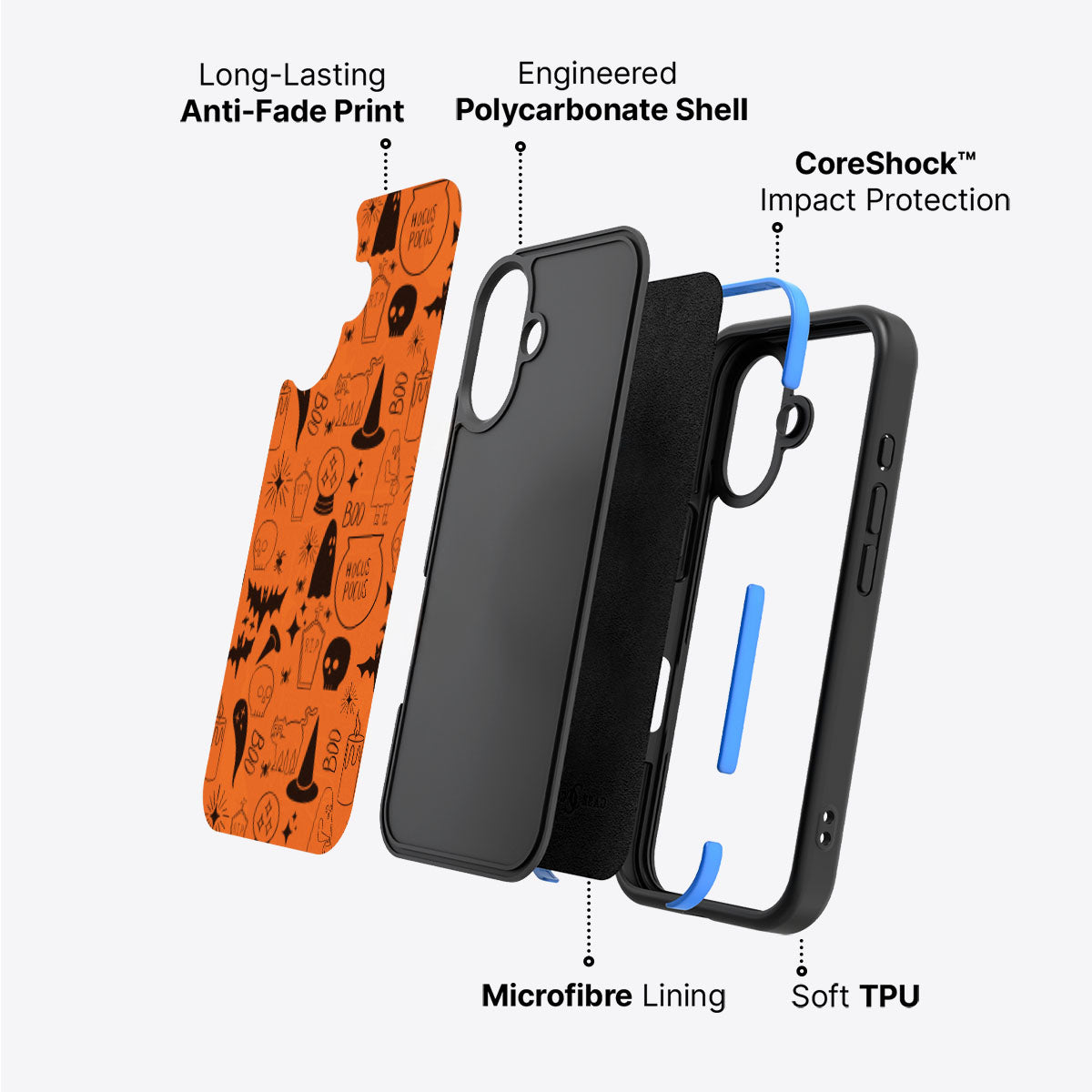 Spooky Nights - iPhone 16 Plus Case, #case type_core (non magsafe)