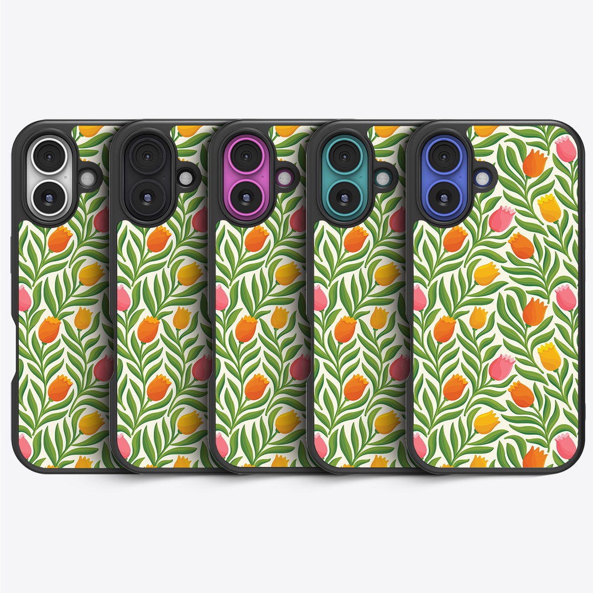 Spring Tulips - iPhone 16 Plus Case #case type_core (magsafe), #case type_core (non magsafe)