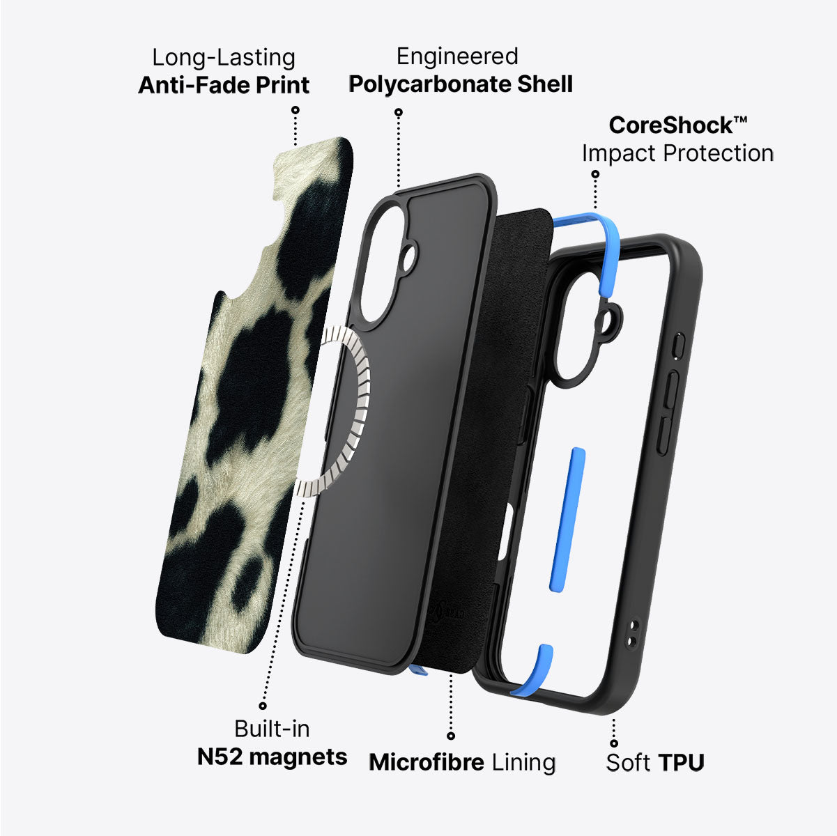 Swiss Cow - iPhone 16 Plus Case  #case type_core (magsafe)