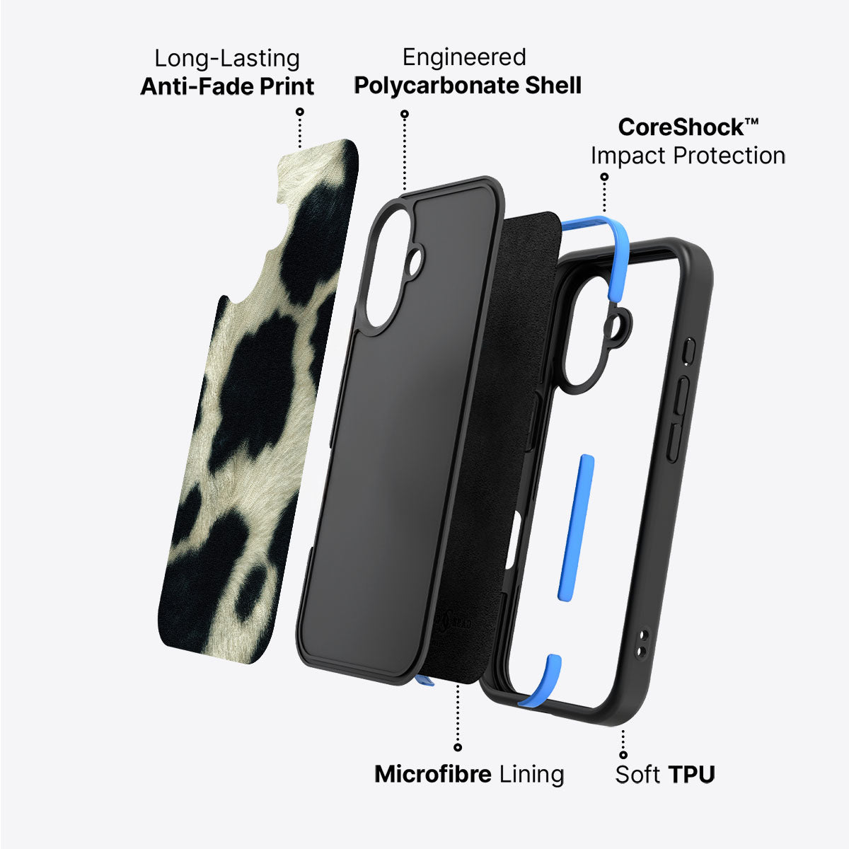 Swiss Cow - iPhone 16 Plus Case  #case type_core (non magsafe)