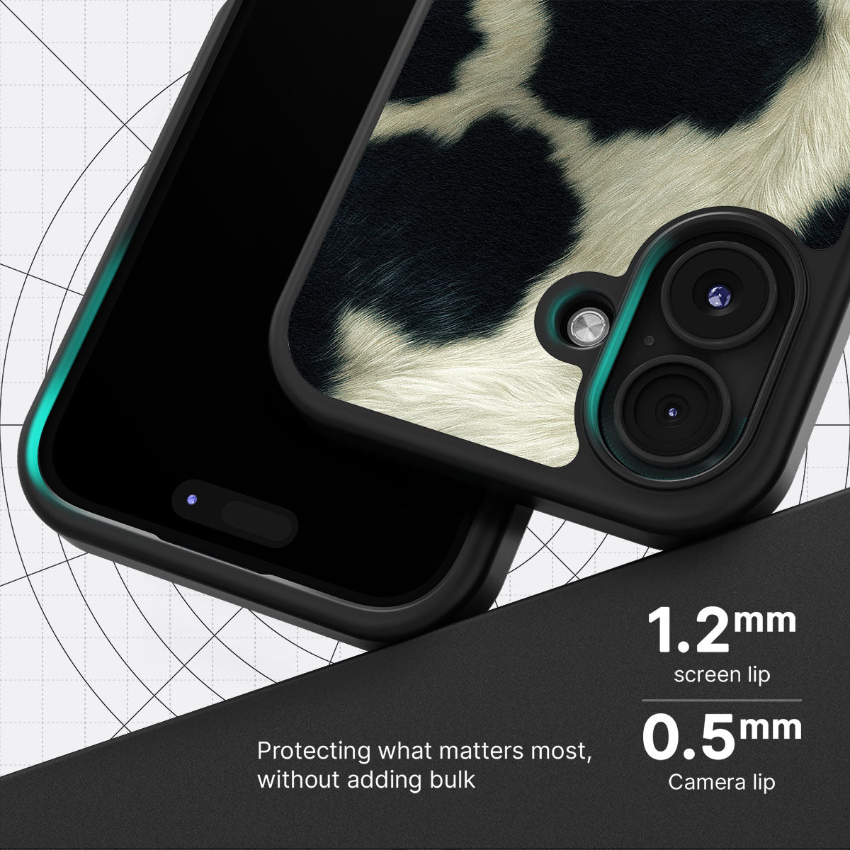 Swiss Cow - iPhone 16 Plus Case  #case type_core (magsafe), #case type_core (non magsafe)