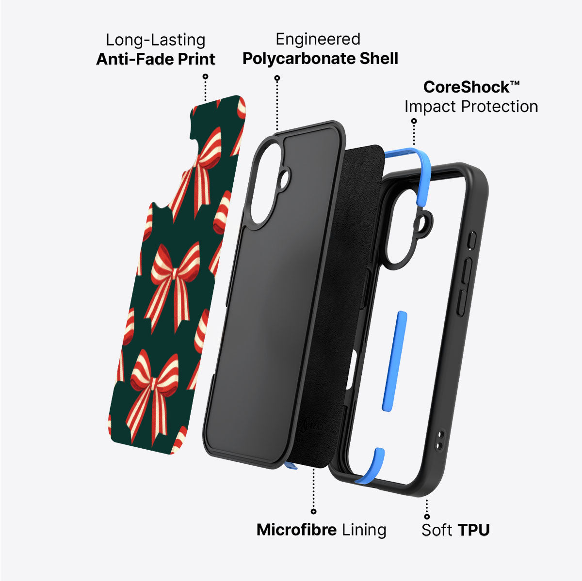 Velvet Ribbon - iPhone 16 Plus Case #case type_core (non magsafe)