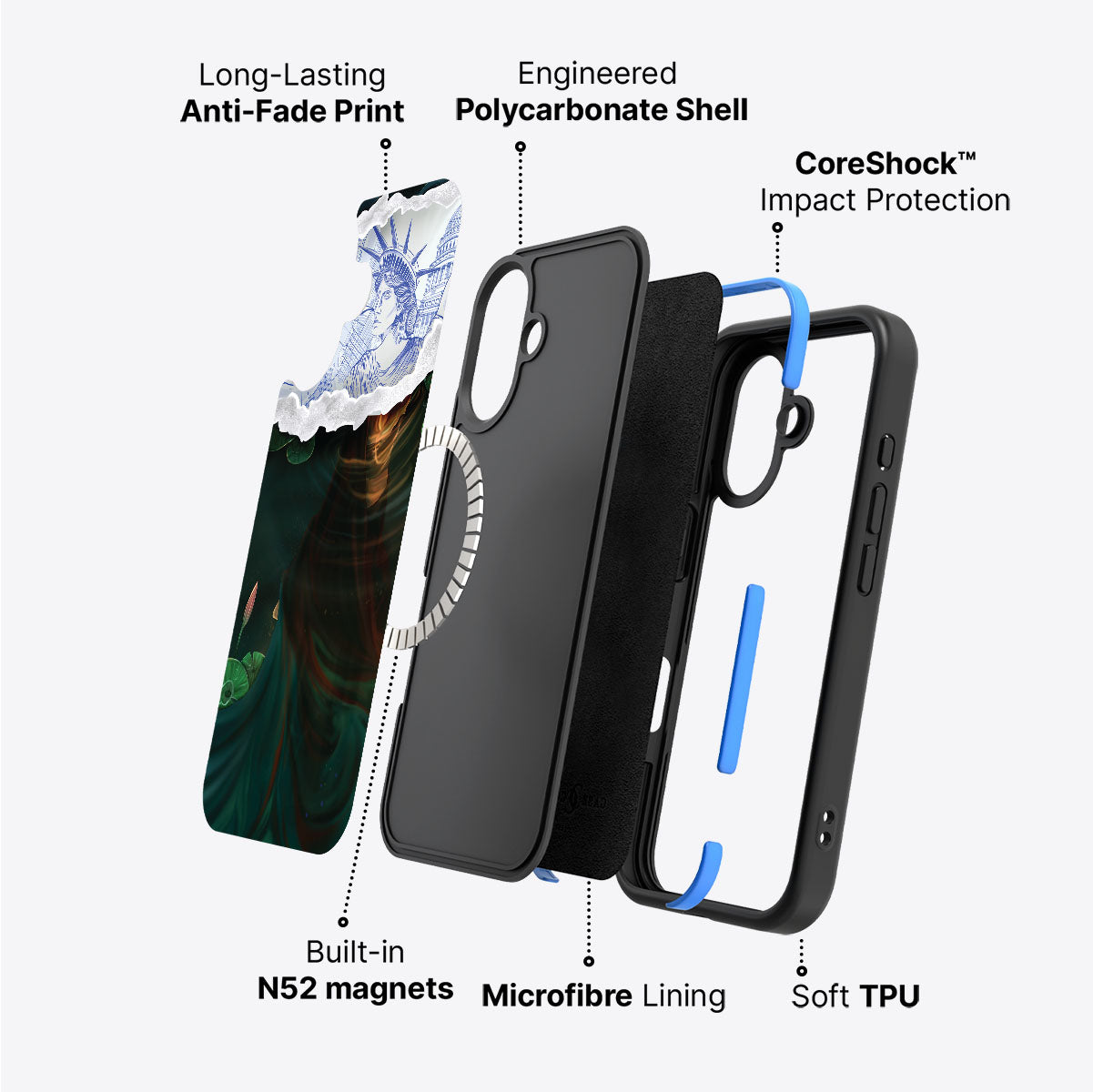 What is Liberty - iPhone 16 Plus Case #case type_core (magsafe)