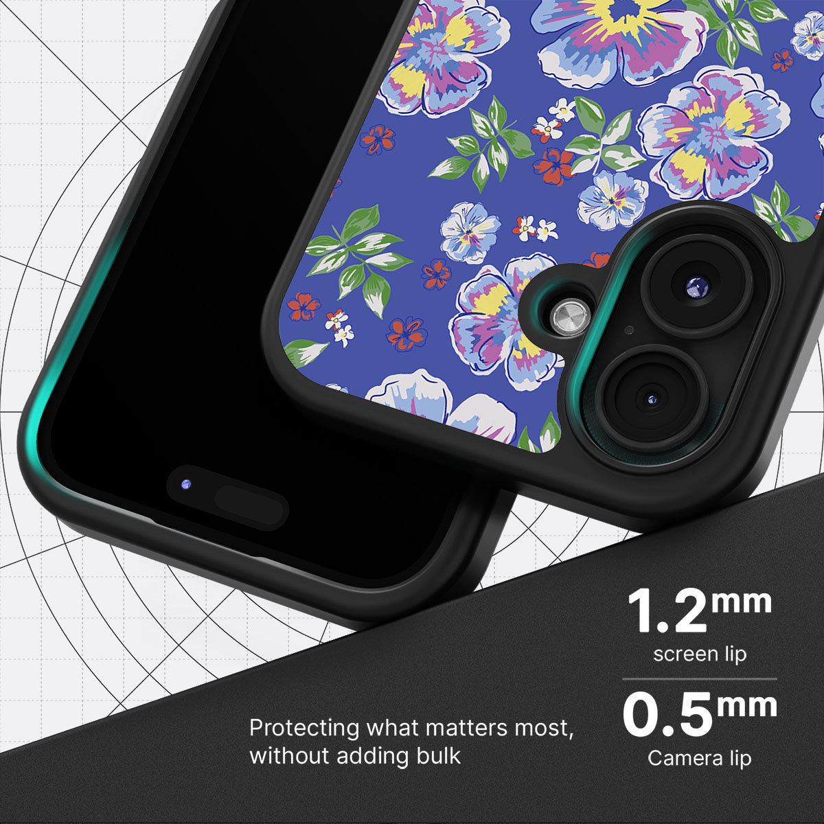Wild Ditsy - iPhone 16 Plus Case #case type_core (magsafe), #case type_core (non magsafe)