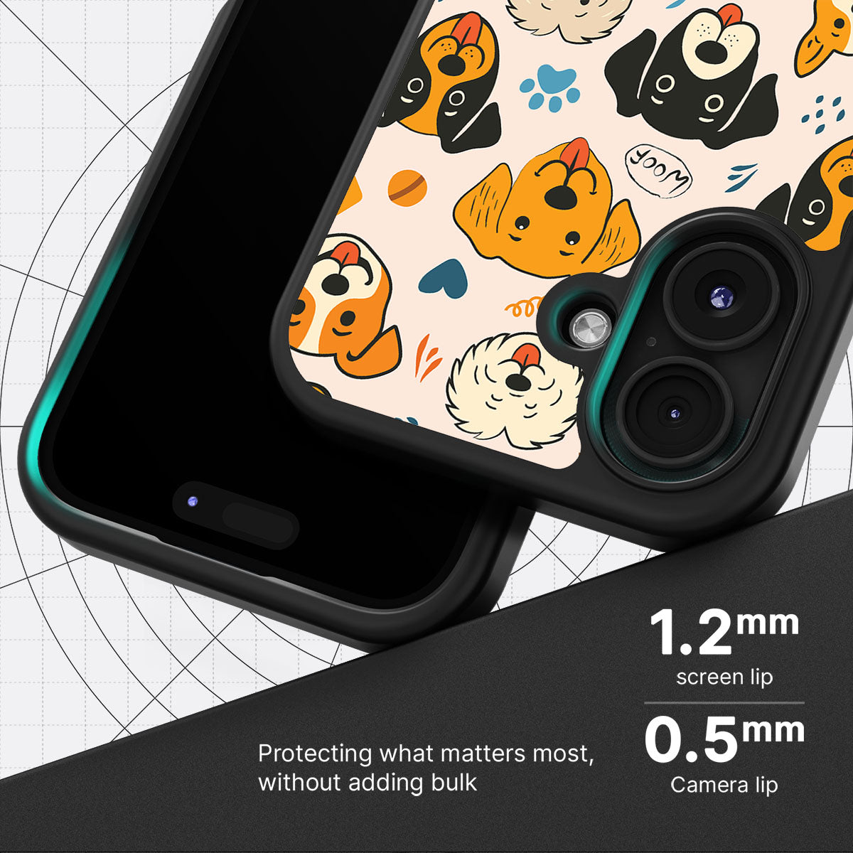 Woof Squad - iPhone 16 Plus Case, #case type_core (magsafe), #case type_core (non magsafe)