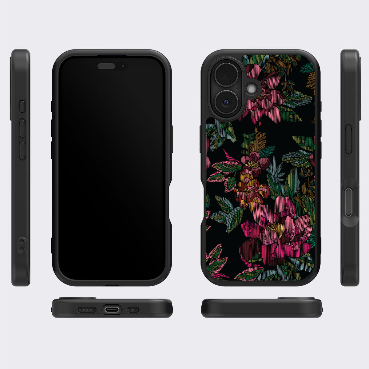 Woven Blooms - iPhone 16 Plus Case #case type_core (magsafe), #case type_core (non magsafe)