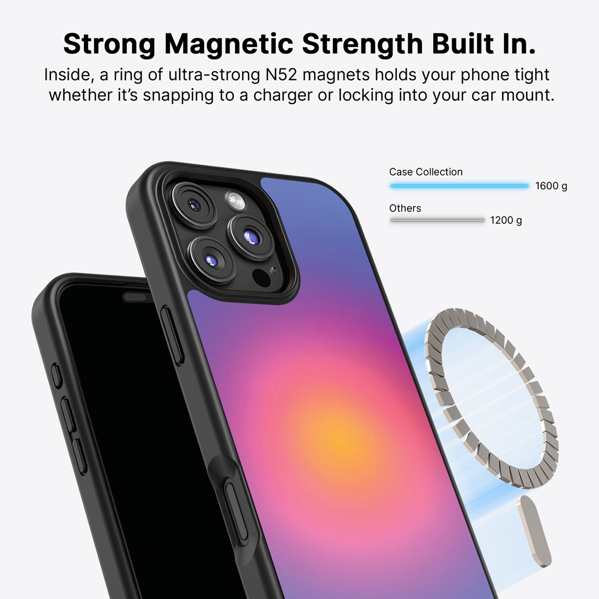 iPhone 16 Pro MagSafe case – Aura Glow design