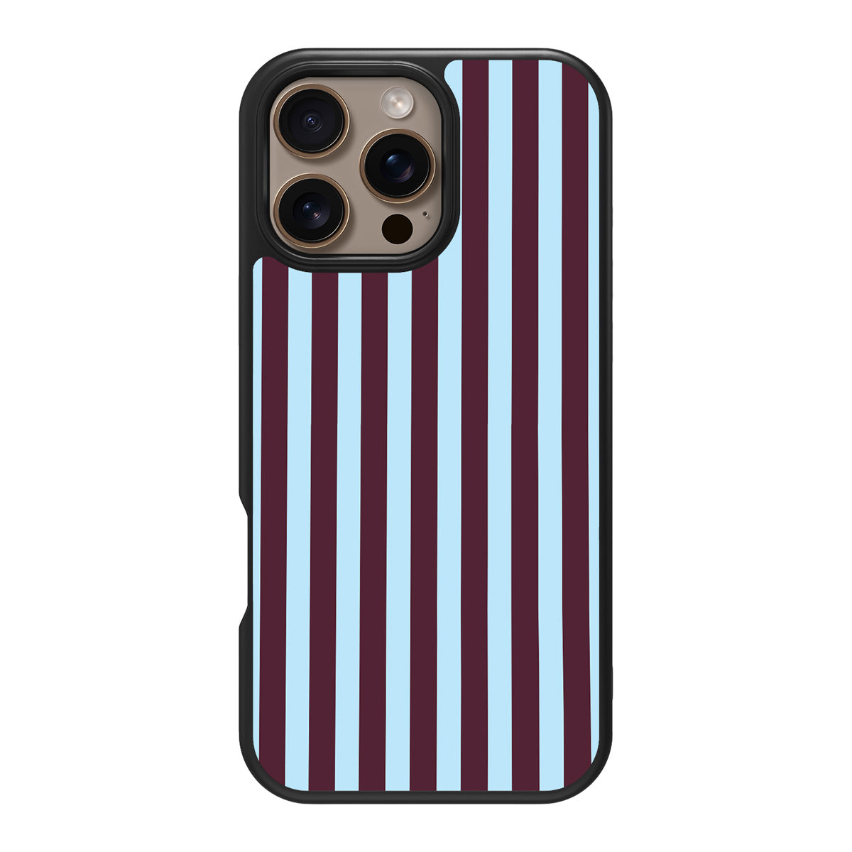 Cabernet Column design back view – iPhone 16 Pro case