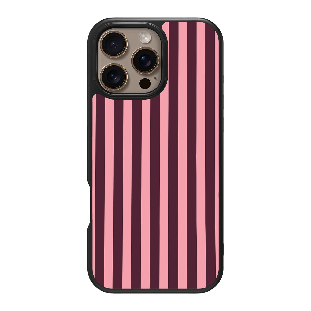 Candy Column design back view – iPhone 16 Pro case