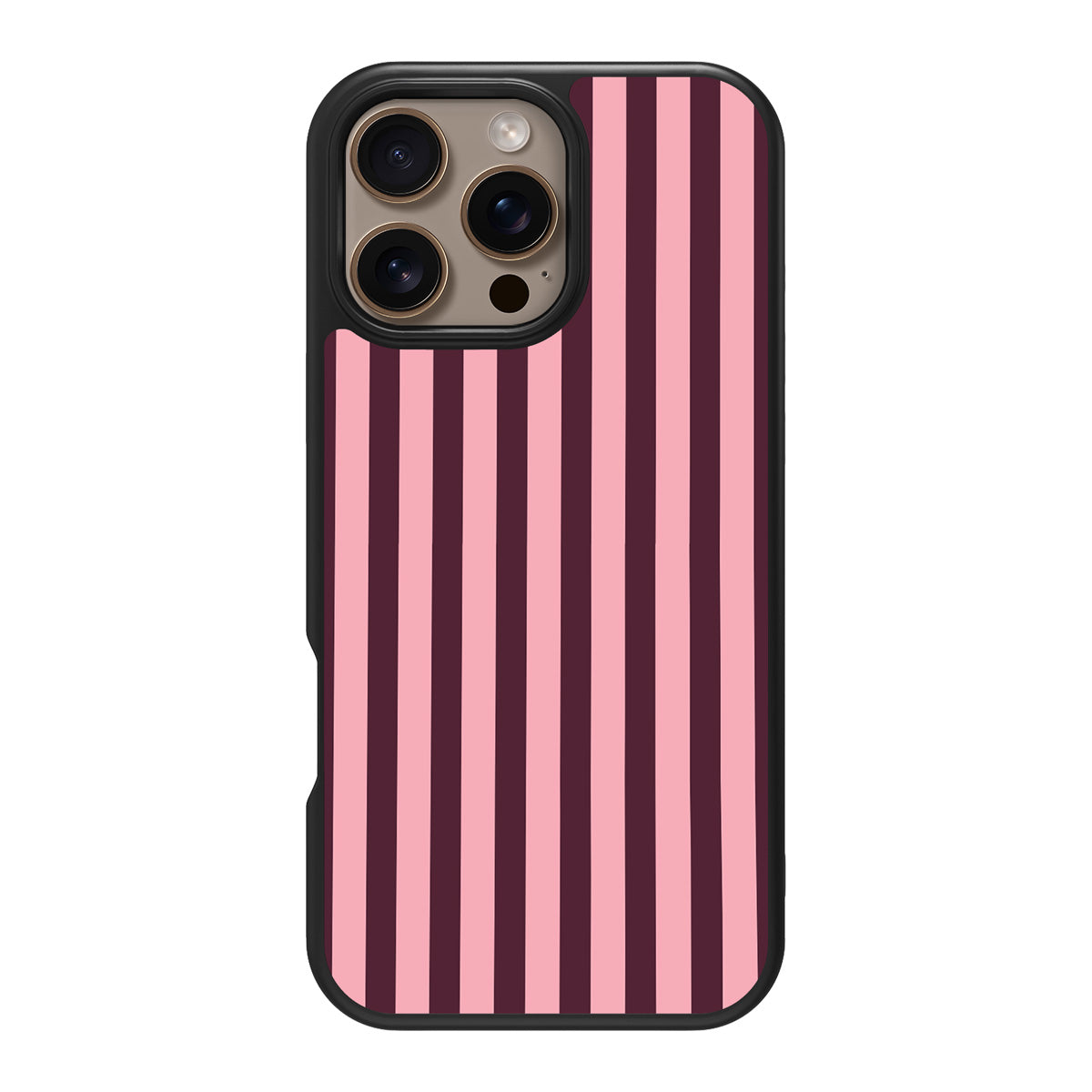 Claret Awning design back view – iPhone 16 Pro case