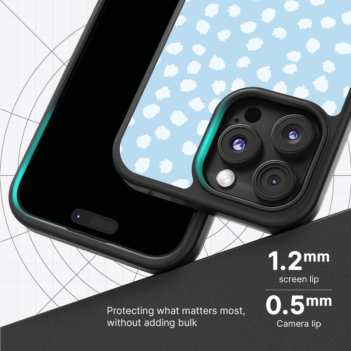 Cloud Dots - iPhone 16 Pro Case #case type_core (magsafe), #case type_core (non magsafe)