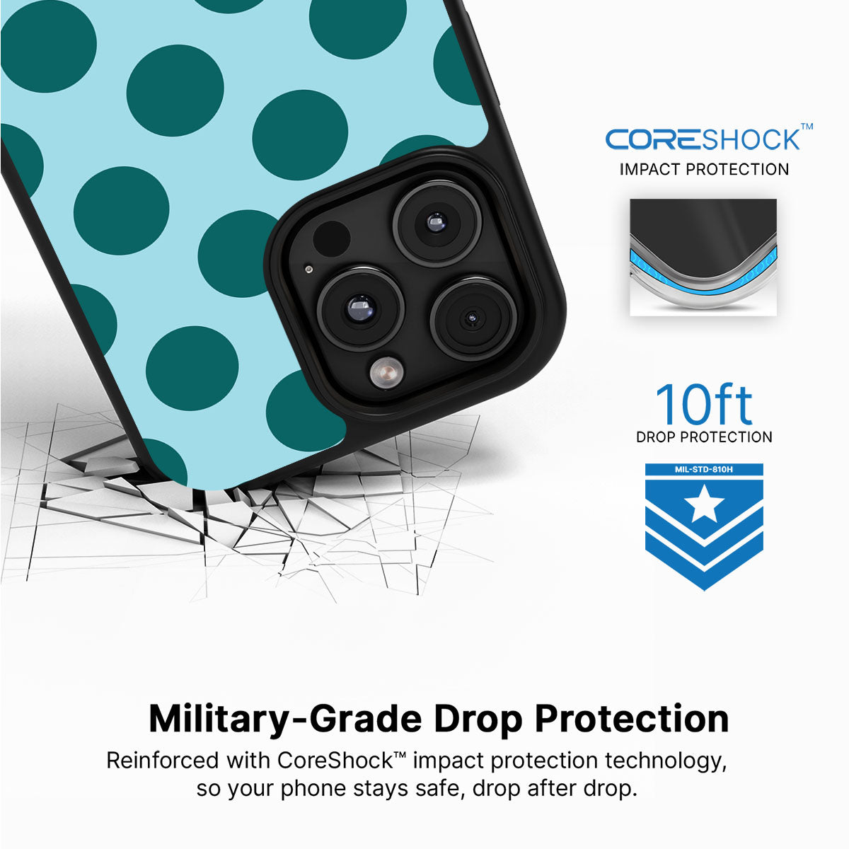 Coral Bed - iPhone 16 Pro Case #case type_core (magsafe), #case type_core (non magsafe)