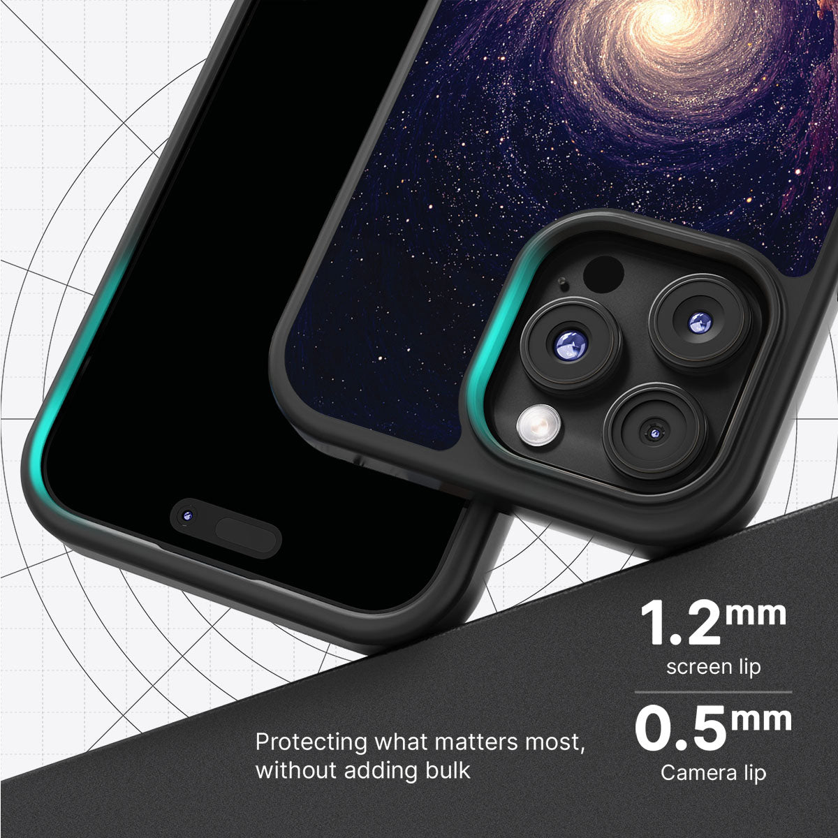 Cosmic Vortex slim iPhone 16 Pro phone case