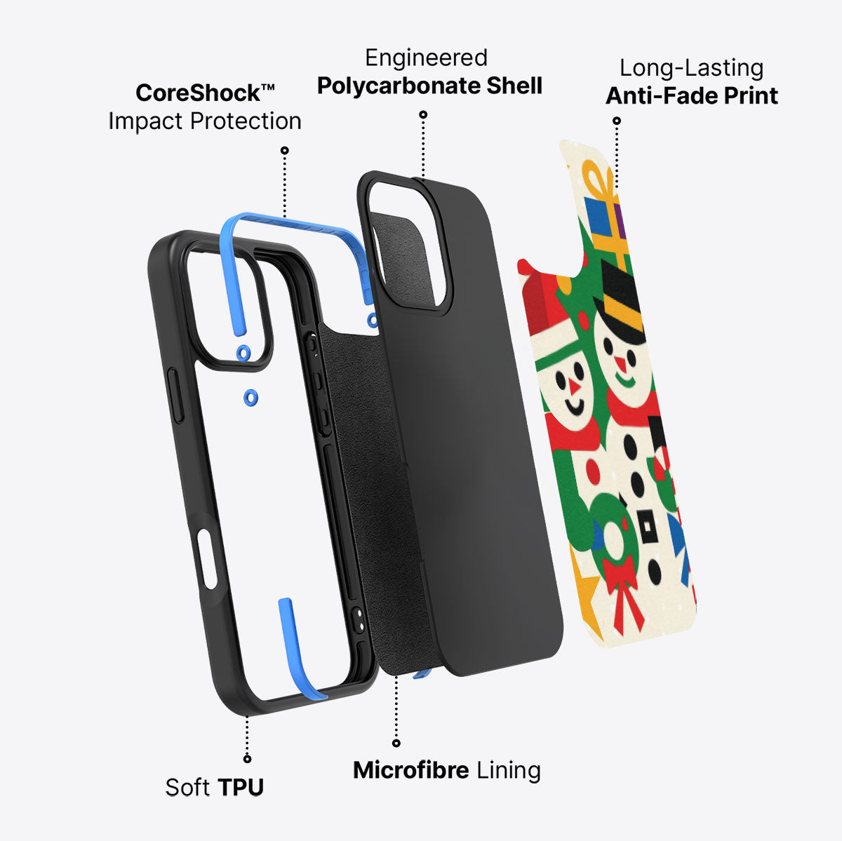 Family Santa - iPhone 16 Pro Case #case type_core (non magsafe)