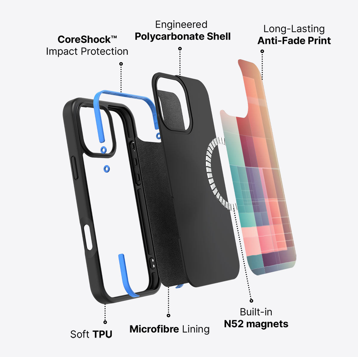 Fibionacci Play - iPhone 16 Pro Case #case type_core (magsafe)