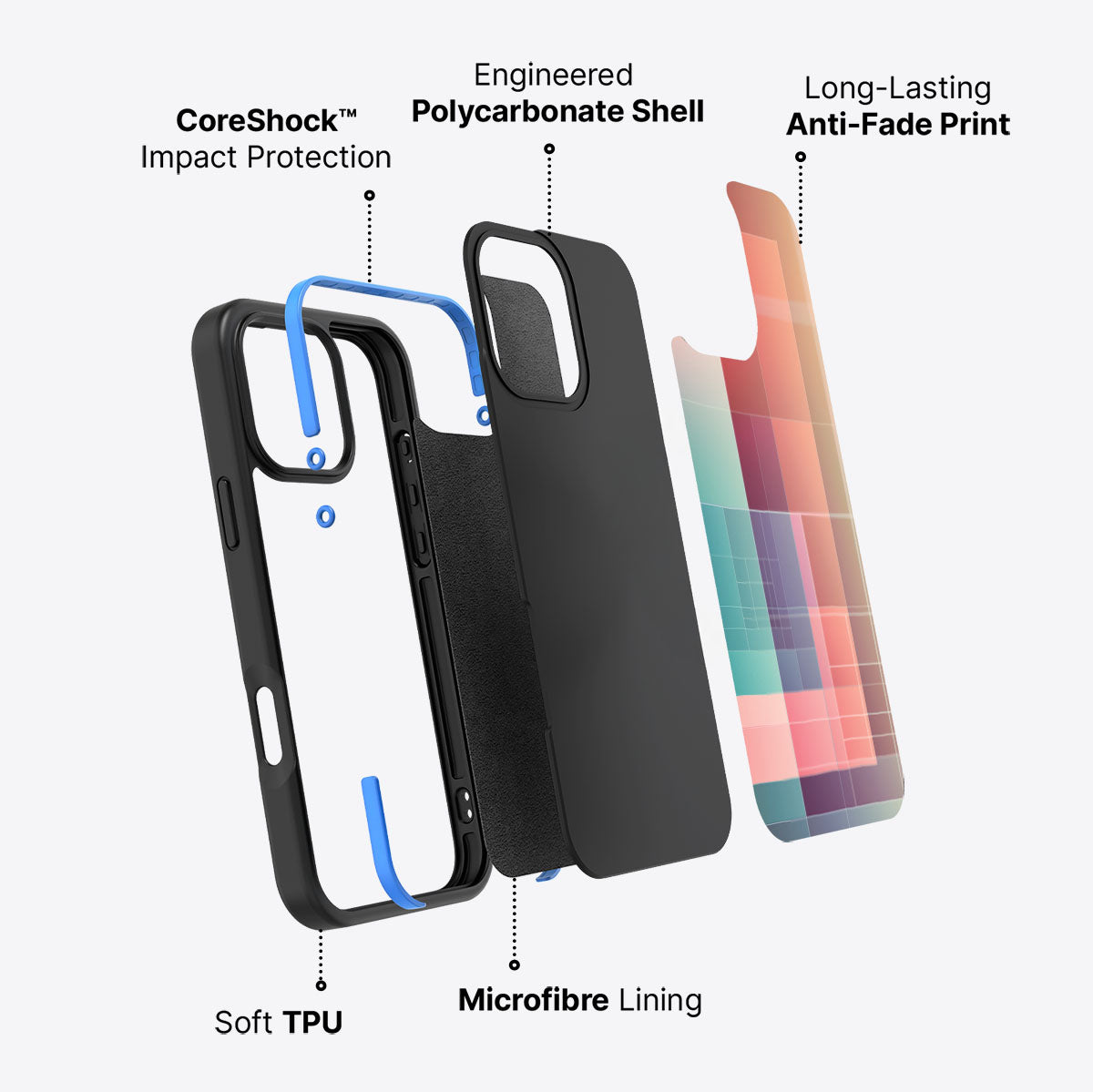 Fibionacci Play - iPhone 16 Pro Case #case type_core (non magsafe)