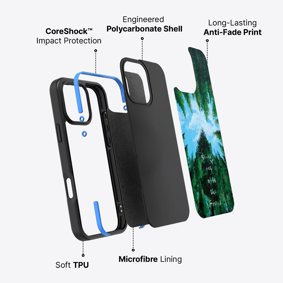 Forest Bathing - iPhone 16 Pro Case #case type_core (non magsafe)