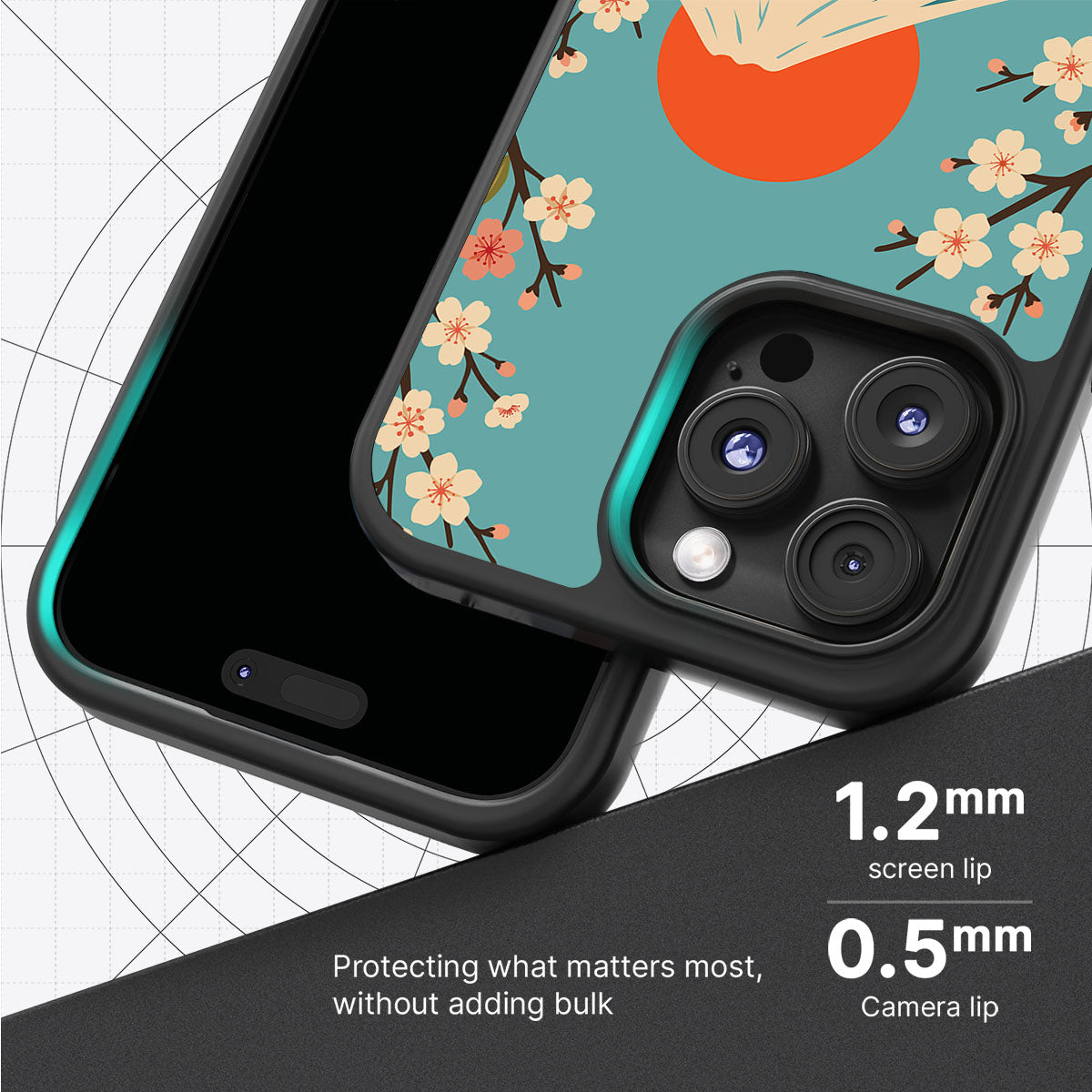 Fuji Cats - iPhone 16 Pro Case #case type_core (magsafe), #case type_core (non magsafe)