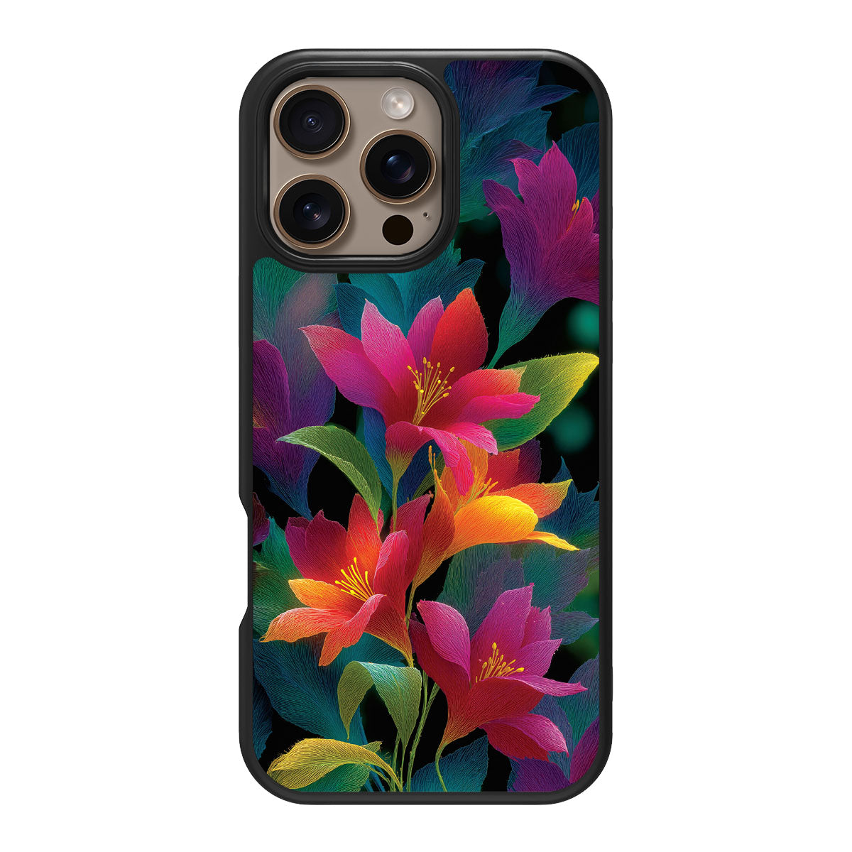 iPhone 16 Pro Case with MagSafe – Jungle Bloom