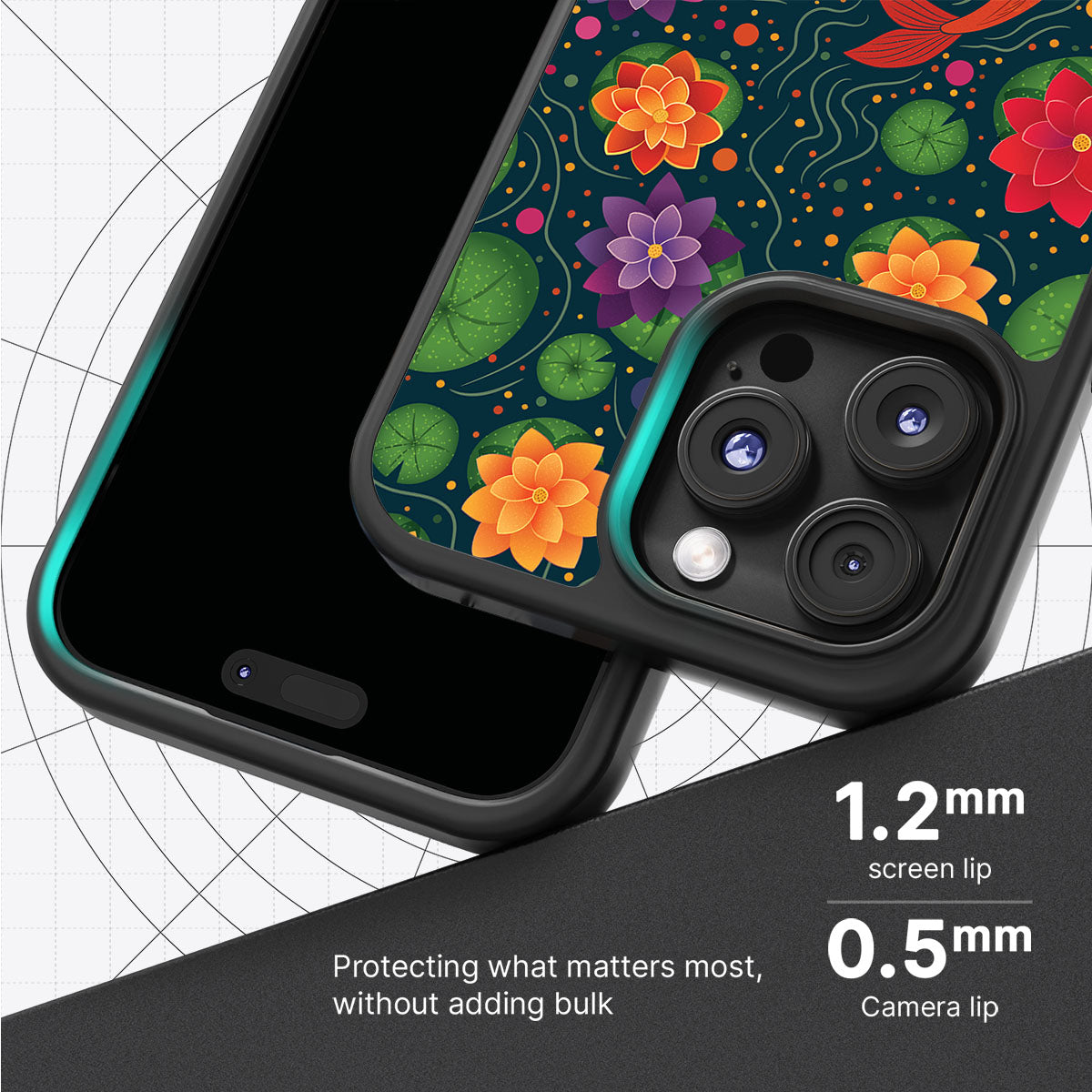 Koi Fish - iPhone 16 Pro Case #case type_core (magsafe), #case type_core (non magsafe)