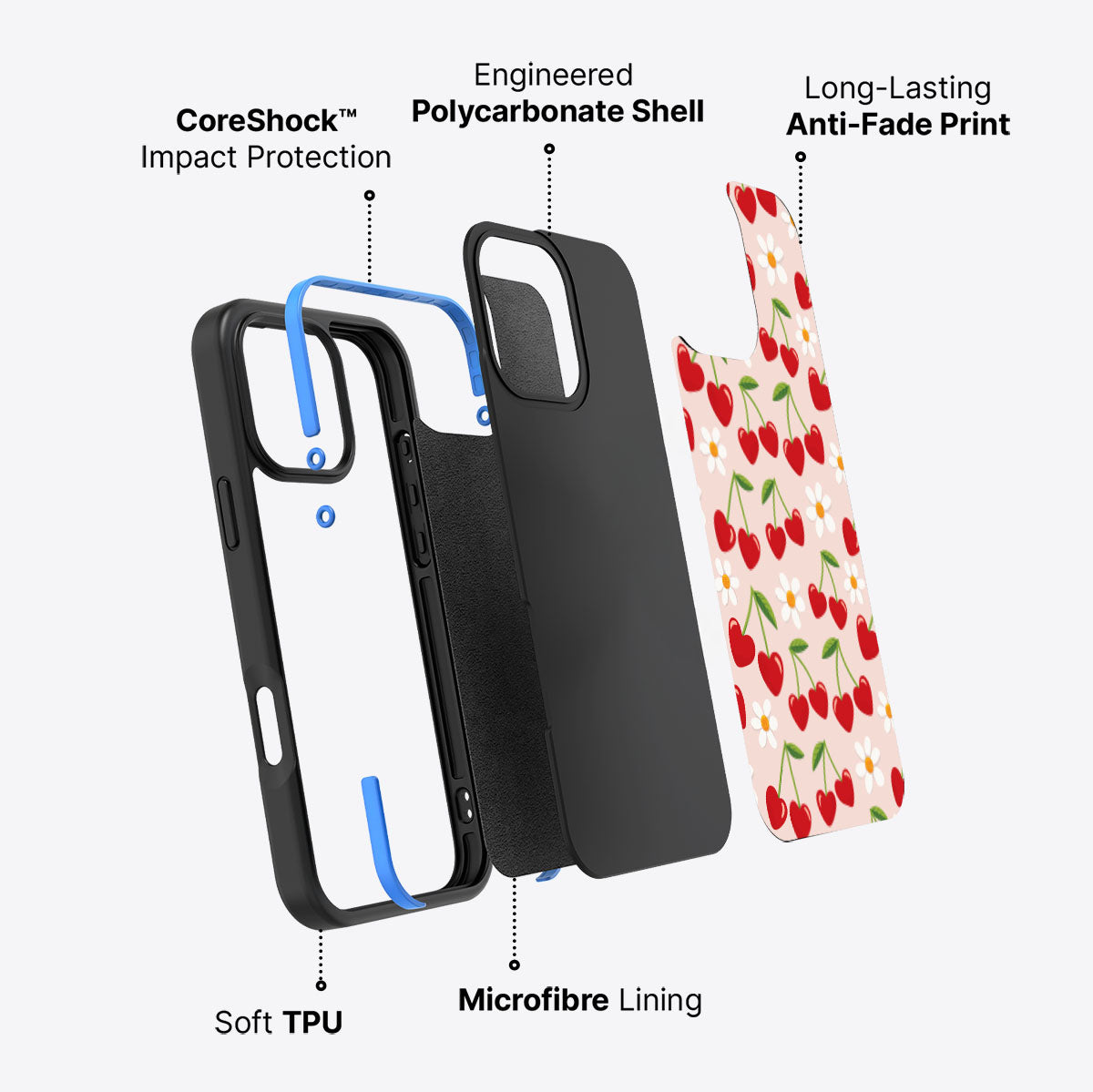 Love Cherry - iPhone 16 Pro Case #case type_core (non magsafe)