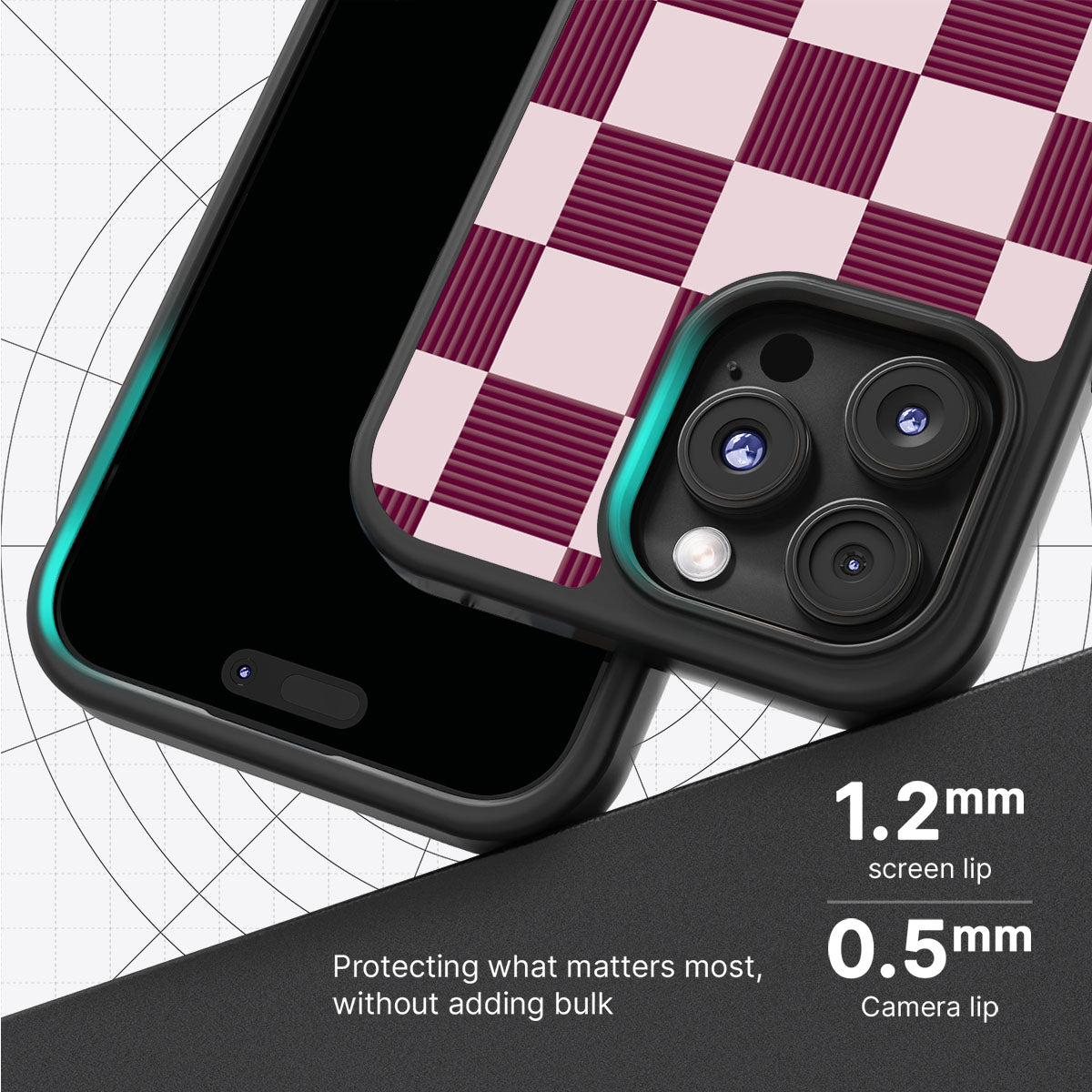 Majestic Mosaic - iPhone 16 Pro Case #case type_core (magsafe), #case type_core (non magsafe)