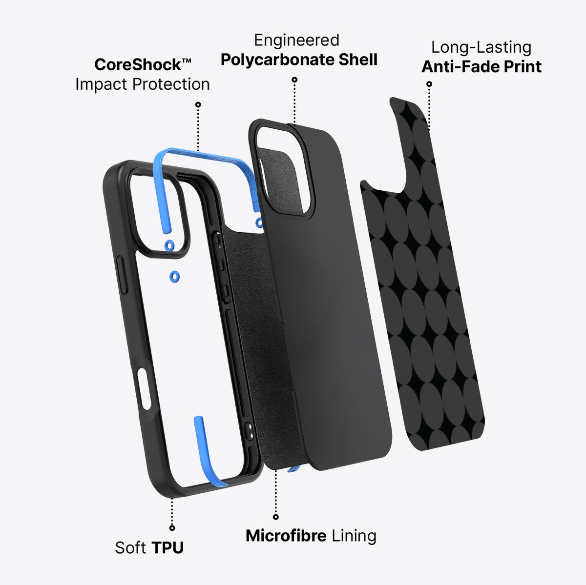 Night Eclipse - iPhone 16 Pro Case #case type_core (non magsafe)