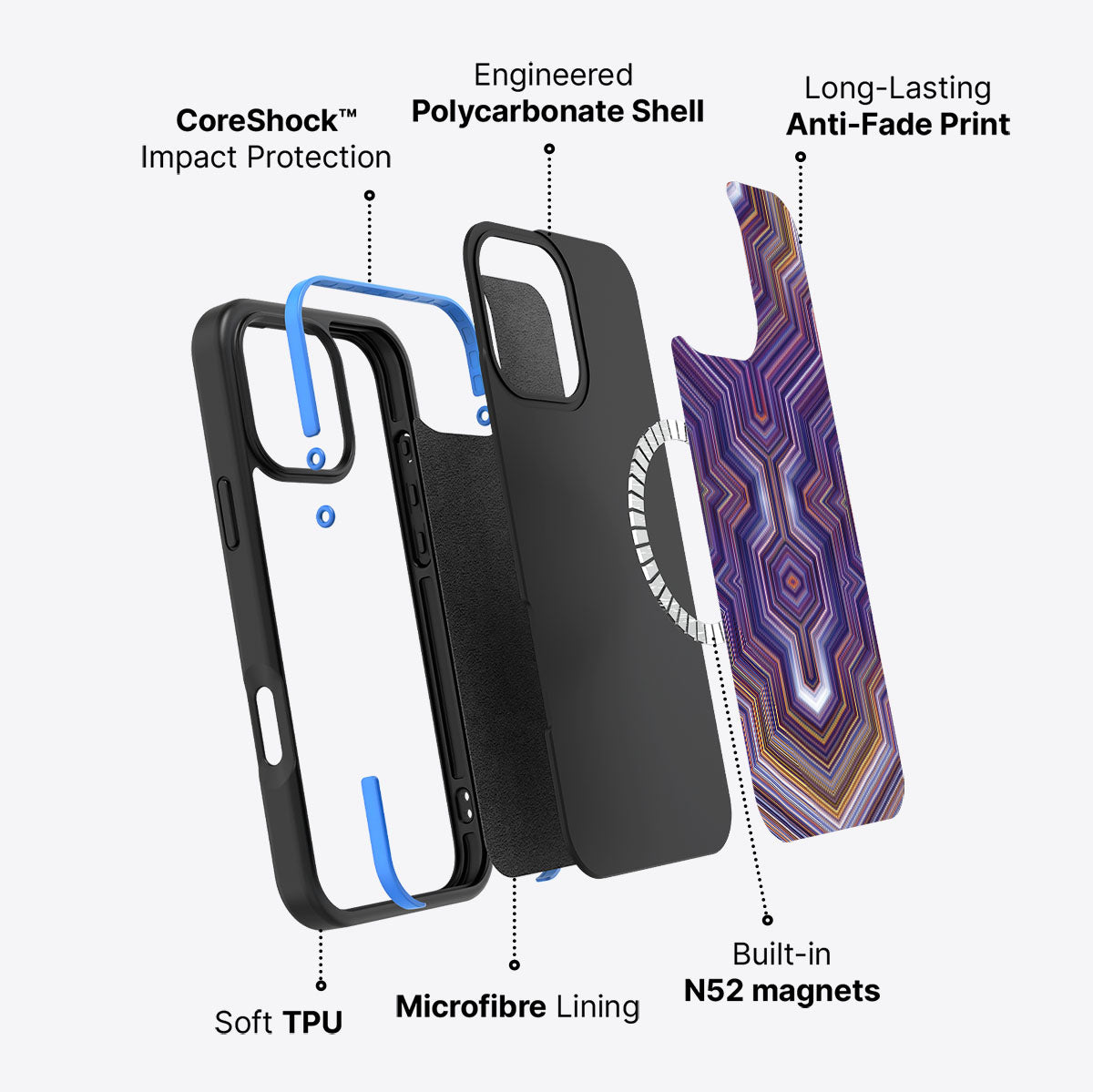 Radiant Core - iPhone 16 Pro Case, #case type_core (magsafe)