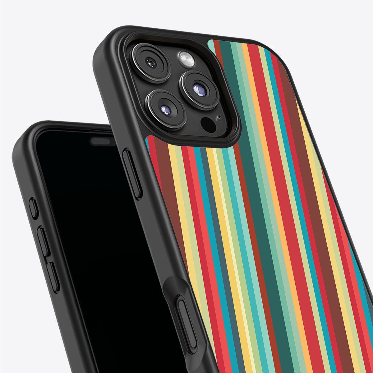 Retro Stripes - iPhone 16 Pro Case #case type_core (non magsafe)