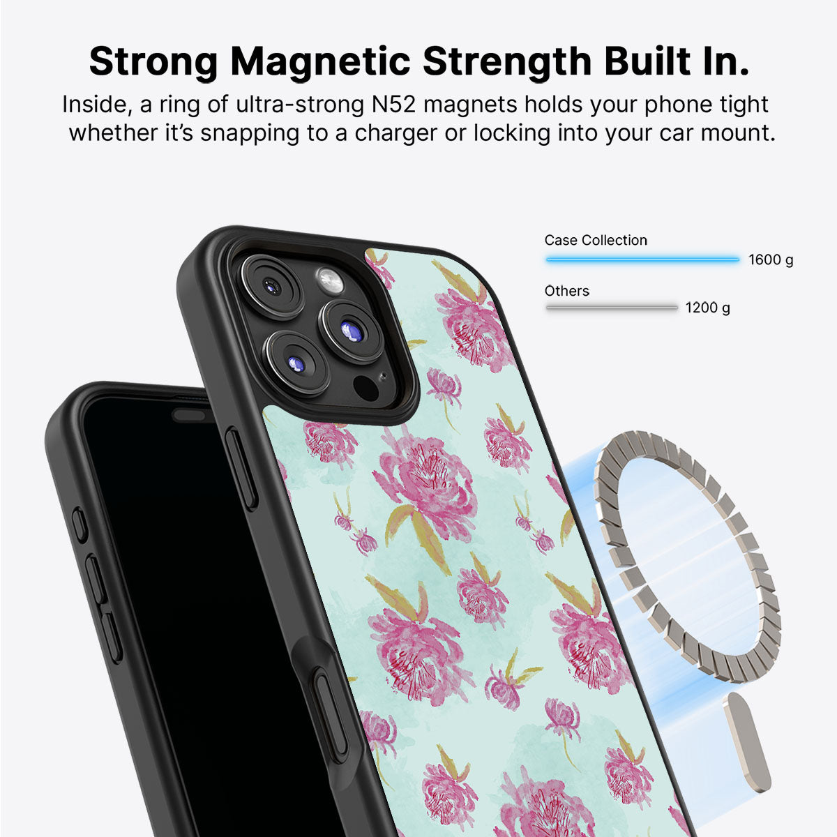 Rose Impressions - iPhone 16 Pro Case #case type_core (magsafe)