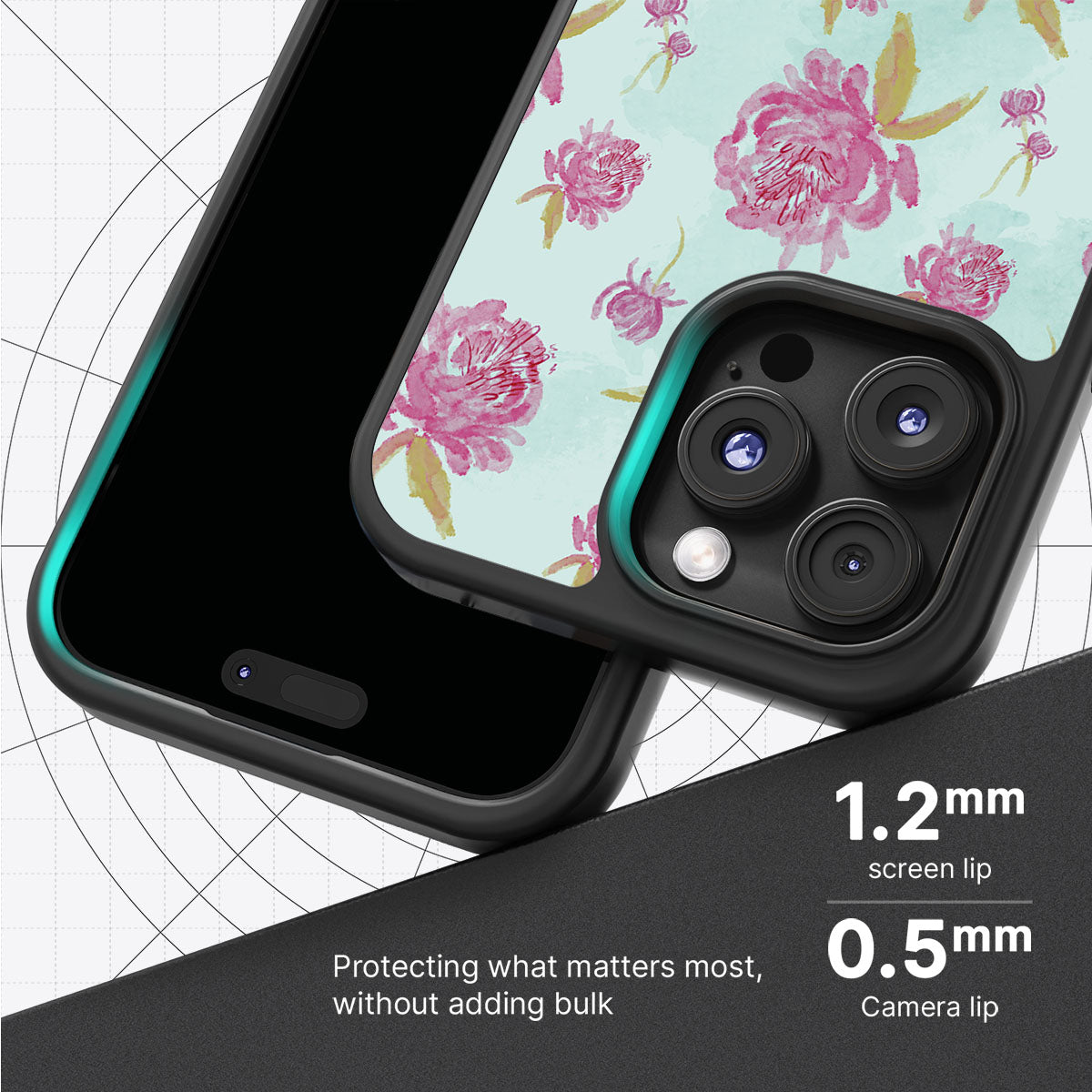 Rose Impressions - iPhone 16 Pro Case #case type_core (magsafe), #case type_core (non magsafe)