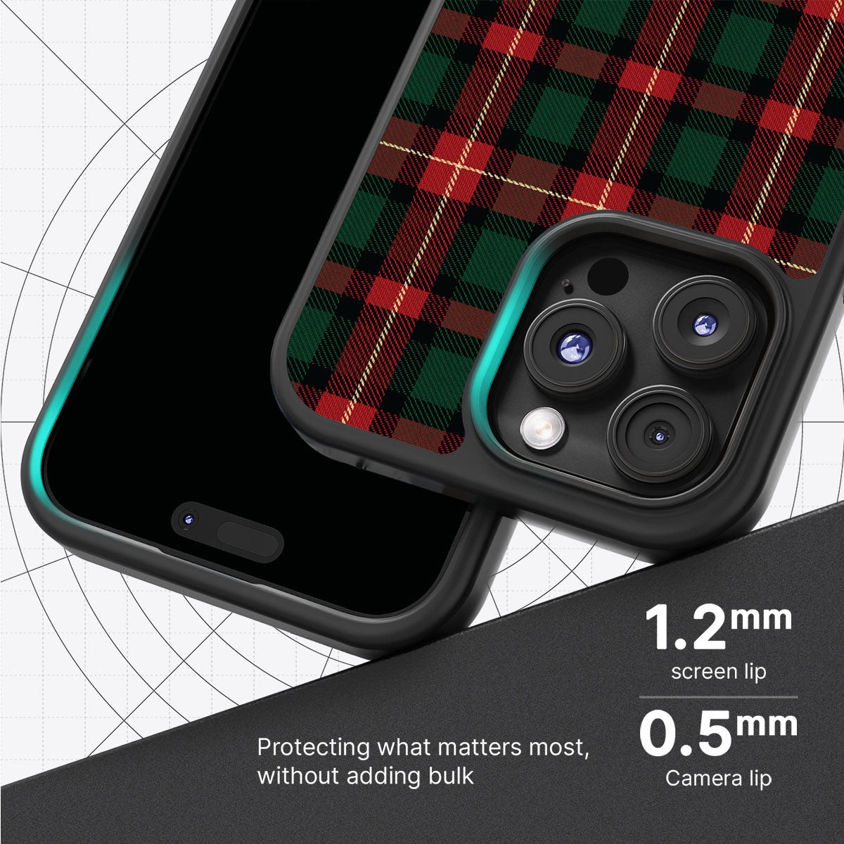 Royal Tartan - iPhone 16 Pro Case #case type_core (magsafe), #case type_core (non magsafe)