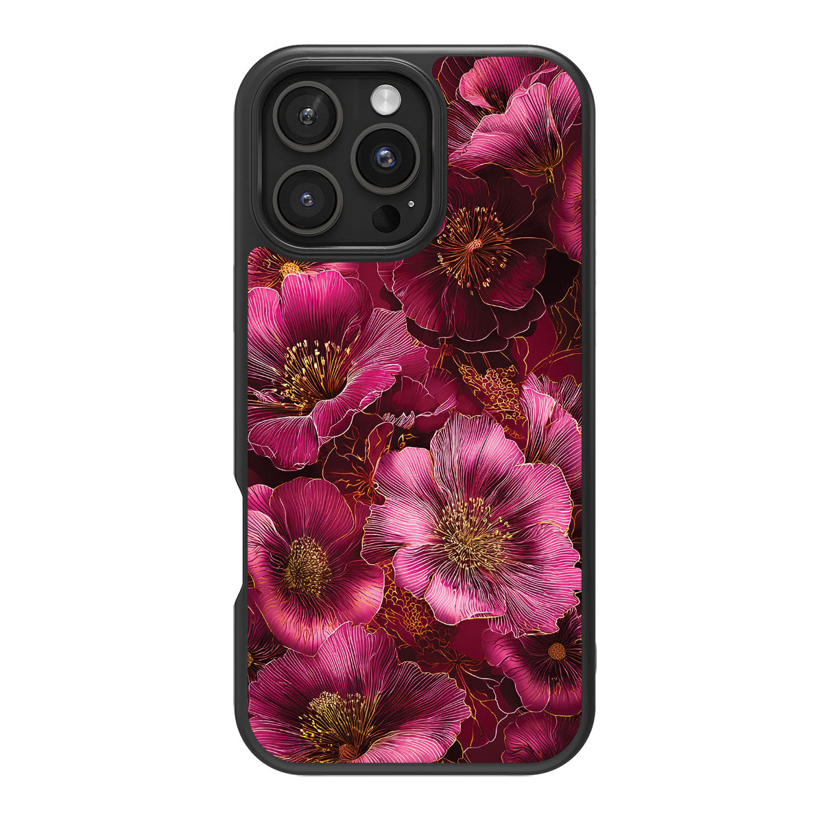 Ruby Flora - iPhone 16 Pro Case #case type_core (magsafe), #case type_core (non magsafe)