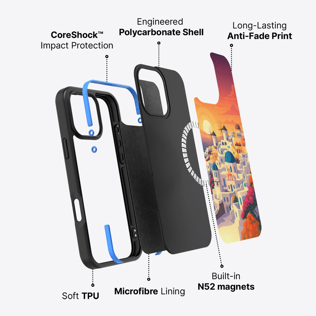 Santorini - iPhone 16 Pro Case #case type_core (magsafe)