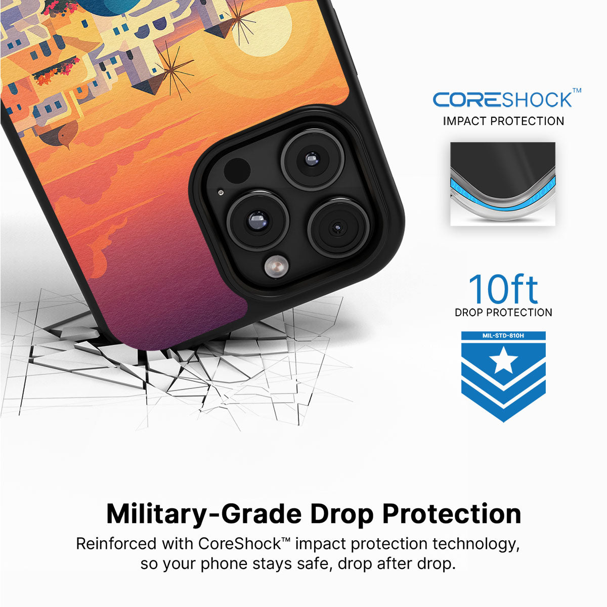 Santorini - iPhone 16 Pro Case #case type_core (magsafe), #case type_core (non magsafe)