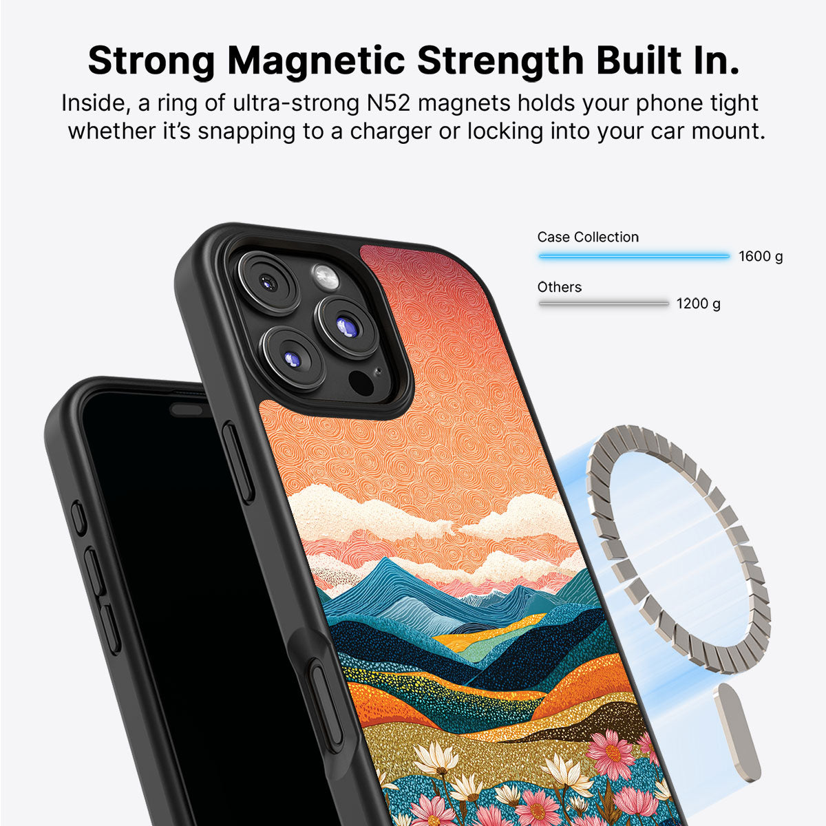 iPhone 16 Pro Case with MagSafe – Soft Horizon