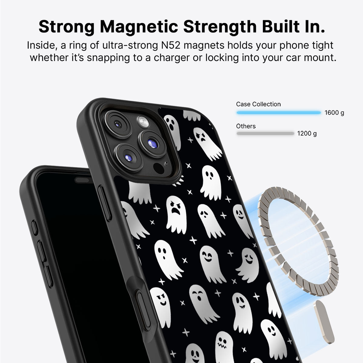 Spooky Spirits - iPhone 16 Pro Case #case type_core (magsafe)