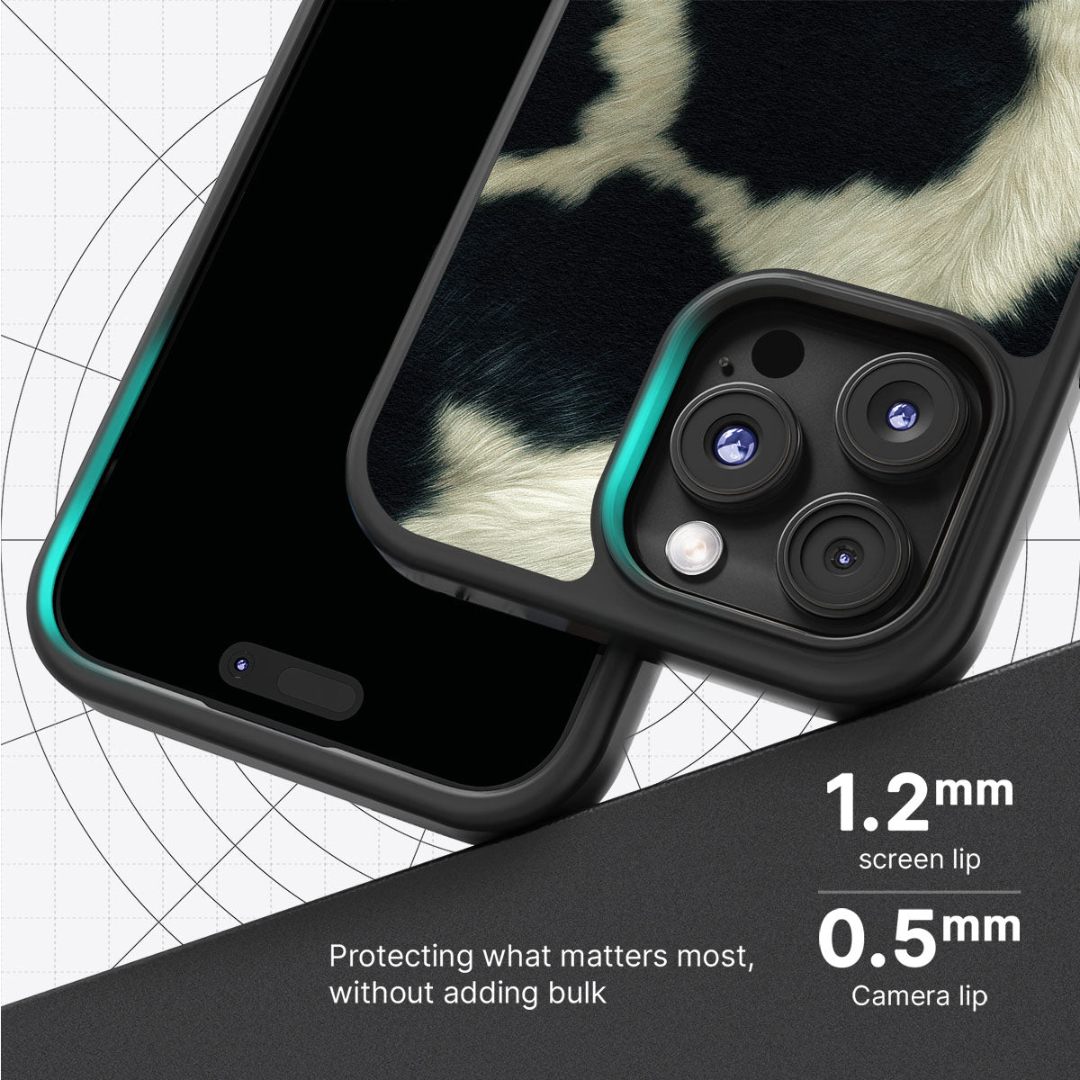 Swiss Cow - iPhone 16 Pro Case  #case type_core (magsafe), #case type_core (non magsafe)
