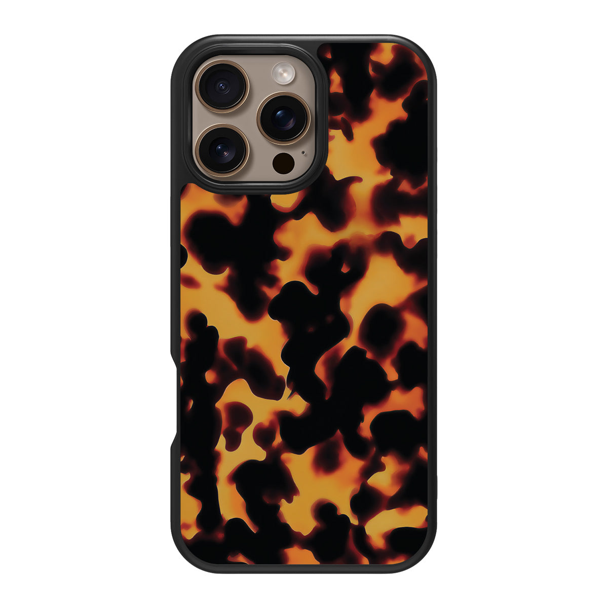Animal Print Designer iPhone 16 Pro Case – Tortoise Shell | MagSafe