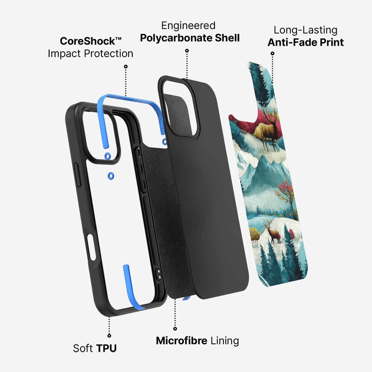 Winter Impressions - iPhone 16 Pro Case #case type_core (non magsafe)