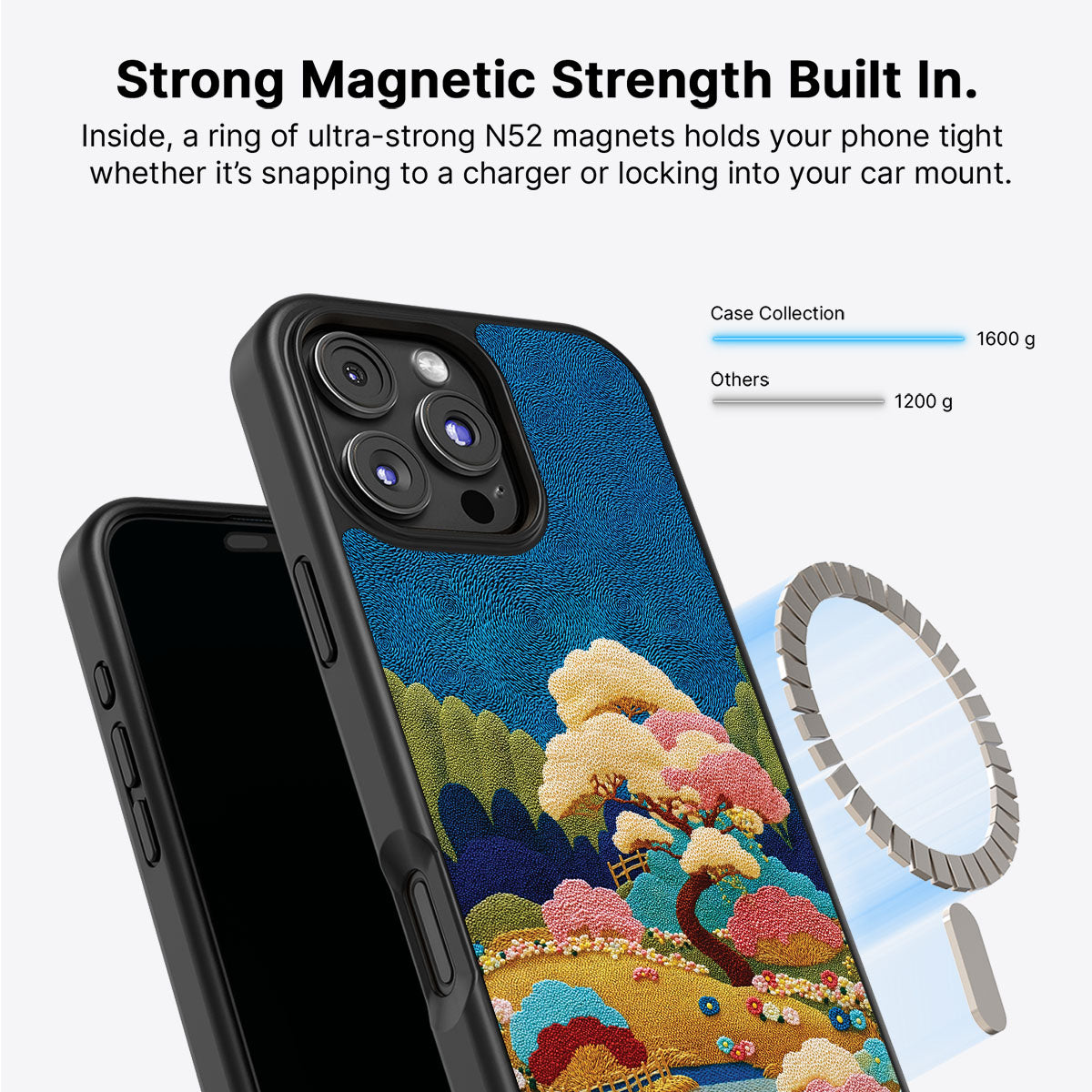 iPhone 16 Pro Case with MagSafe – Zen Garden