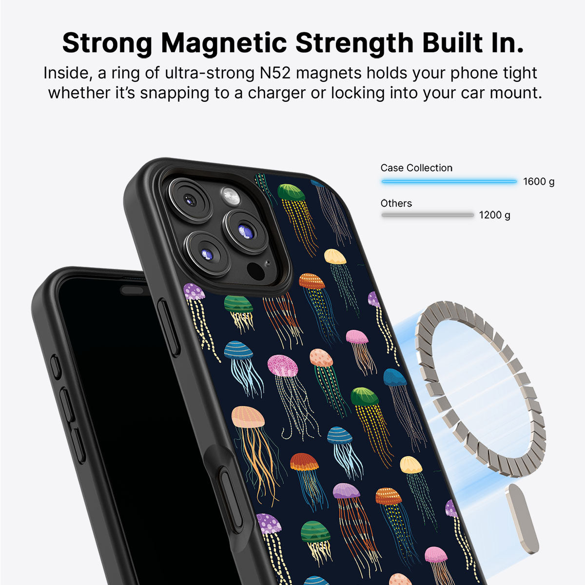 Jellyfish - iPhone 16 Pro Max Case #case type_core (magsafe)