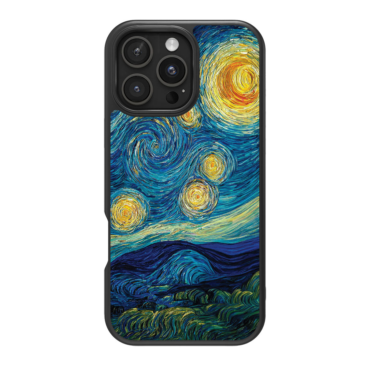 Astral Waves design back view – iPhone 16 Pro Max case