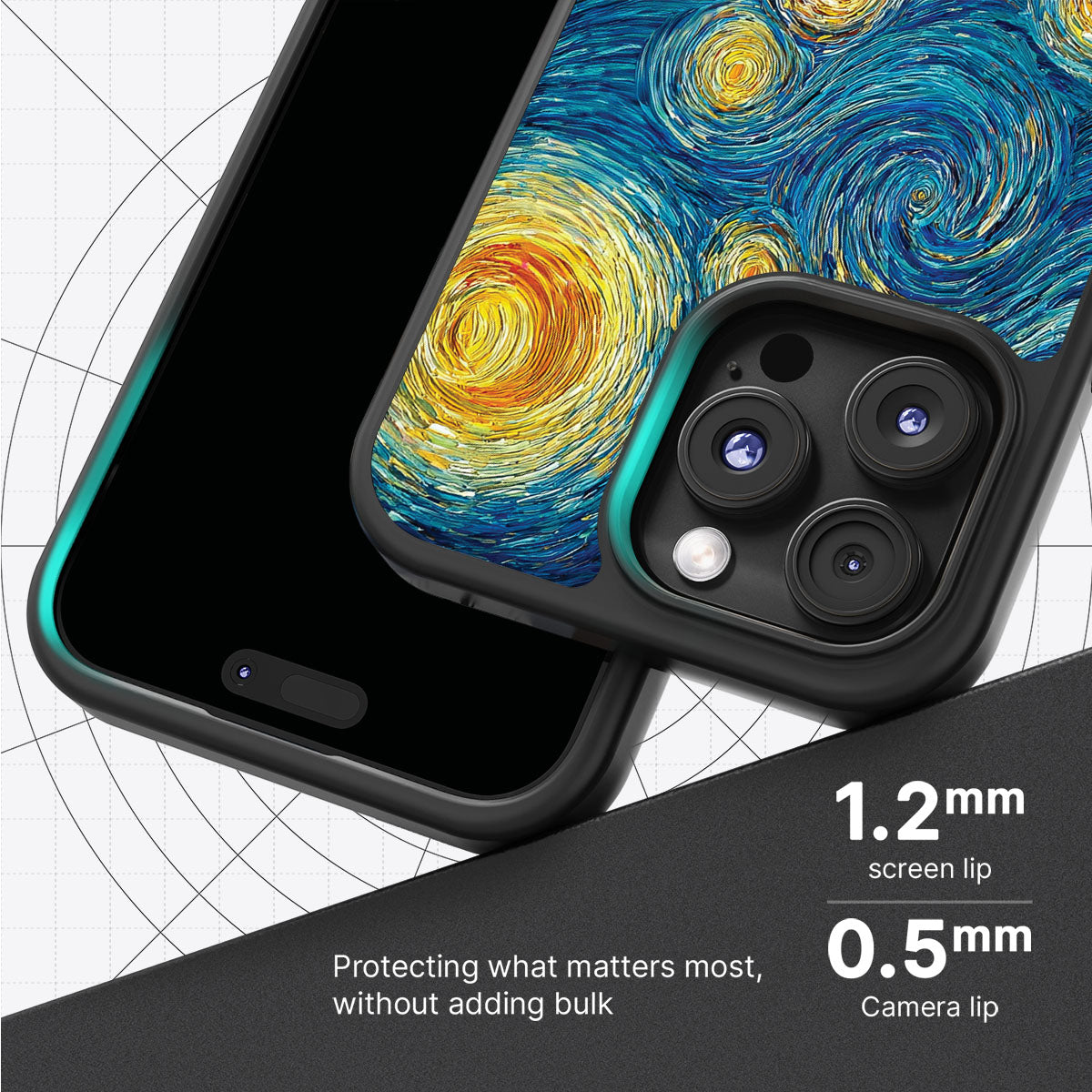 Astral Waves slim iPhone 16 Pro Max phone case