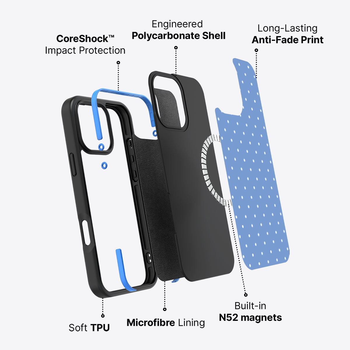 Azurelle - iPhone 16 Pro Max Case #case type_core (magsafe)