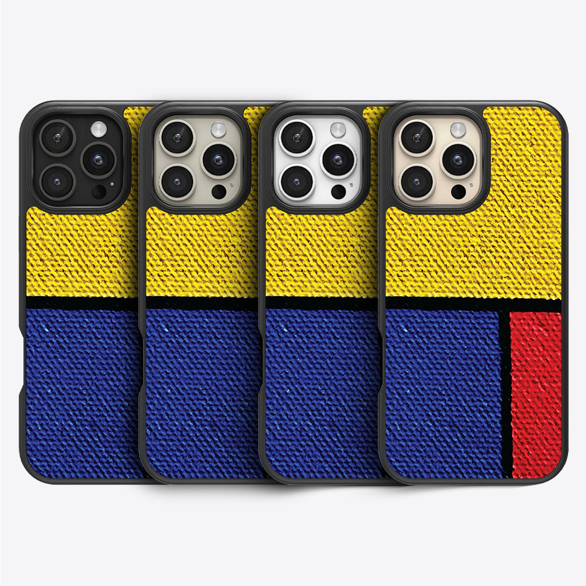 Bauhaus Blocks - iPhone 16 Pro Max Case #case type_core (magsafe), #case type_core (non magsafe)