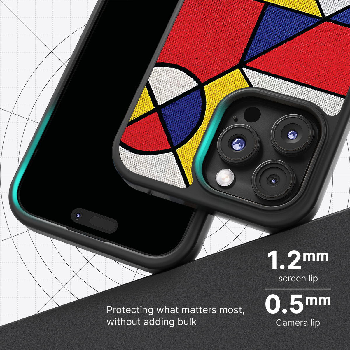 Bauhaus Proper - iPhone 16 Pro Max Case #case type_core (magsafe), #case type_core (non magsafe)